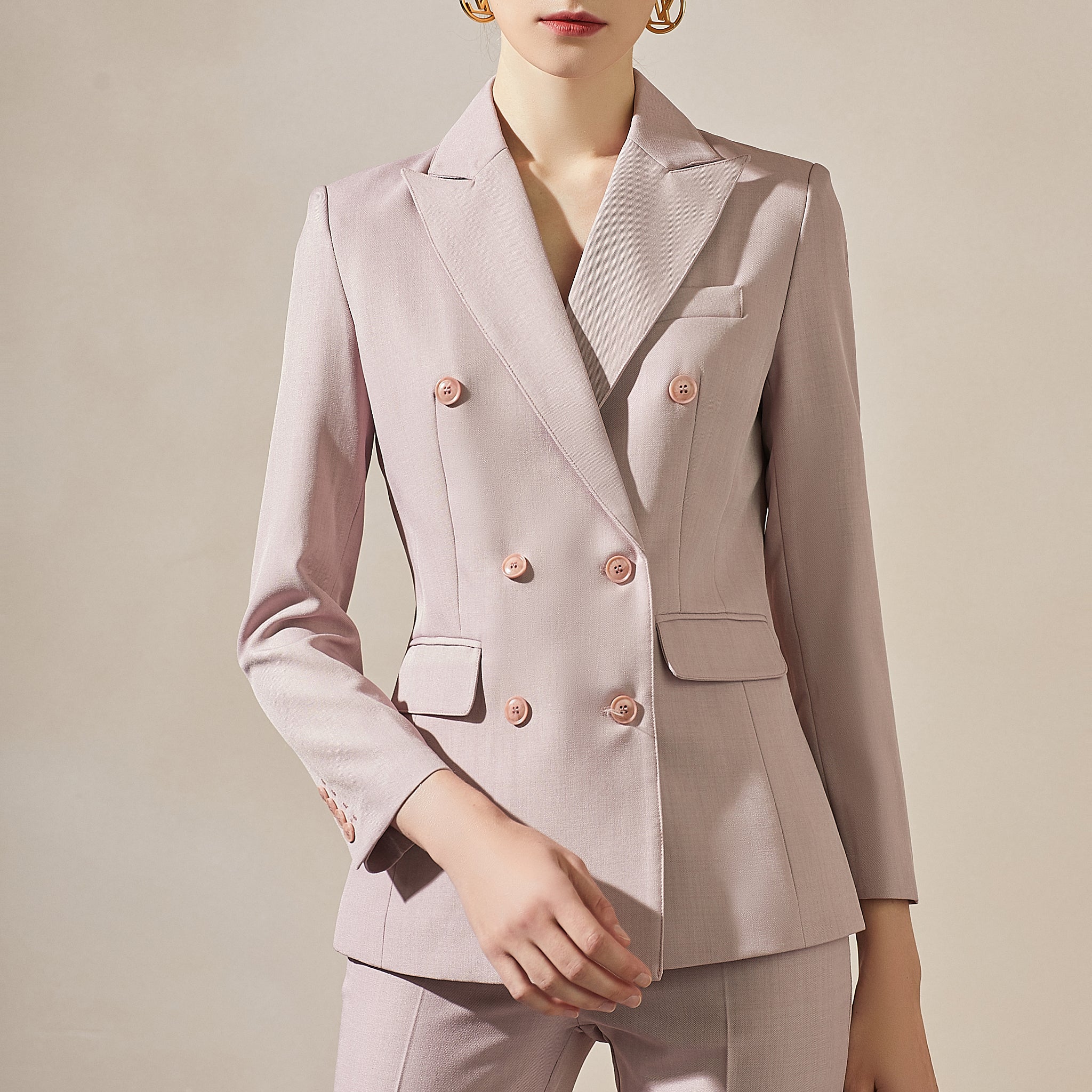 Pink power suit