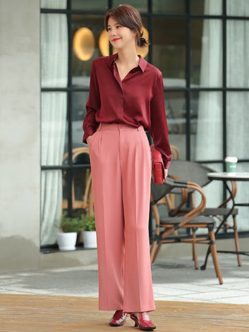Pink Flowy pants