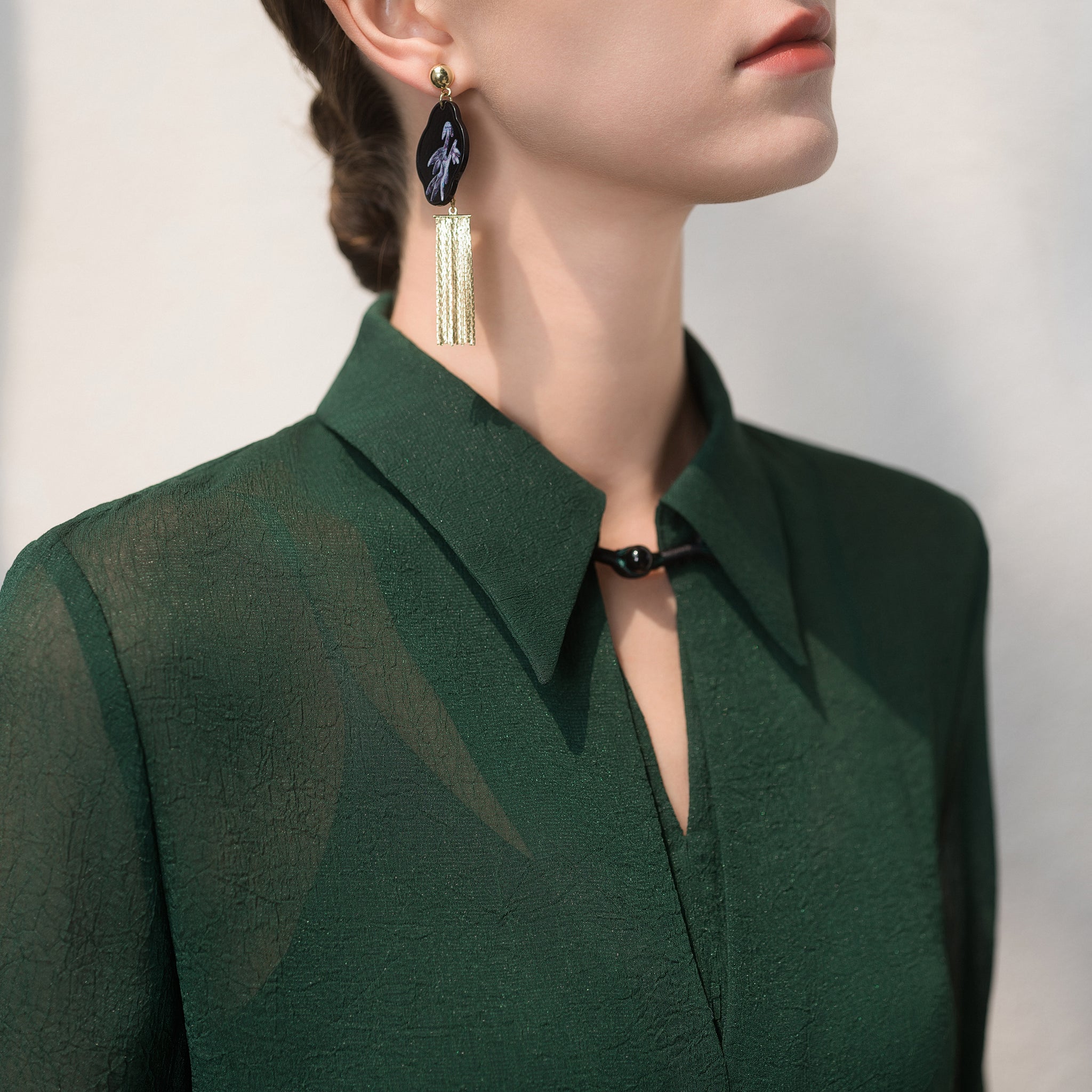 Emerald Green long Sleeve Top