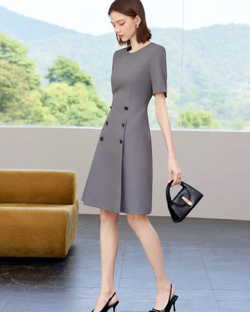 Grey  beautiful dress
